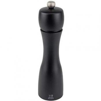 Molinillo de pimienta manual de madera de haya negro mate 20 cm Peugeot Tahiti