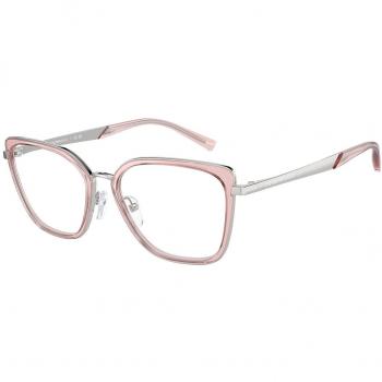Emporio Armani EA1152 3364 Women’s Eyeglasses Pink Size 52 (Frame Only) - Blue Light Block Available