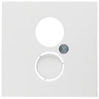 Tapa de Audio Berker S1 con 1 Hueco Abierto, Brillo Blanco Polar - Diseño Moderno 11968989
