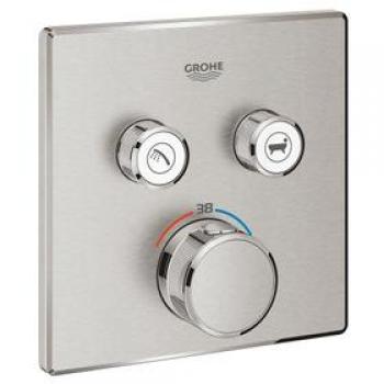 Termostato Empotrado Grohe Grohtherm SmartControl - 2 Salidas - Supersteel