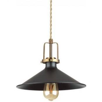 Lámpara colgante de metal negro Eris-3, 1 bombilla, diámetro 31cm, tipo domo para interior, casquillo E27