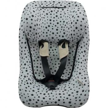 Funda de Algodón Transpirable y Suave para Silla de Coche Infantil Concord Ultimax Jyoko Black Star