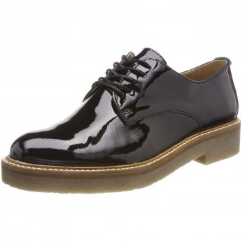 Kickers OXFORK, Zapatos de Cordones Derby para Mujer, Schwarz