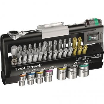 Wera Tool-Check 1 SB Bit Check Ratchet/Socket Set of 39 1/4in Drive