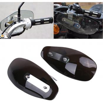 Maxquoia - Deflector del Viento Protector de Mano apto para Harley Davidson Electra Glide Fire/Rescue FLHT Police FLHTP Ultra Classic FLHTCU Project Rushmore FLHTCU Limited FLHTK CVO Ultra Classic Anniversary FLHTCUSE8 Peace Officer SE FLHTCU Shrine SE FL
