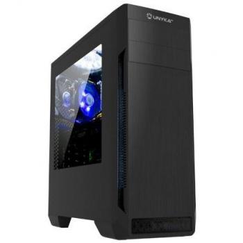 UNYKAch 52081 Torre Negro Carcasa de Ordenador - Caja de Ordenador