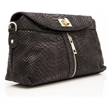 Laura Moretti Bolso asa al hombro  Negro