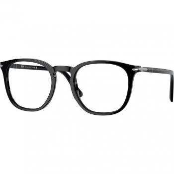 Persol PO3318V 95 Men's Eyeglasses Black Size 49 (Frame Only) - Blue Light Block Available