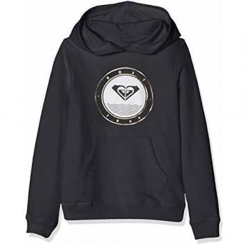 Roxy Calm Vibes B - Sudadera con Capucha para Chicas 8-16 Sudadera con Capucha, Niñas, Anthracite, 10