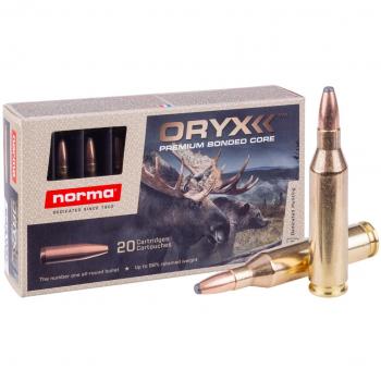 Norma Oryx .243 Winchester 100 Grain Brass Cased Rifle Ammo, 20 Rounds