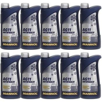 Anticongelante MANNOL AG11 1L para VW, AUDI y MERCEDES-BENZ