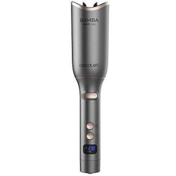 Cecotec Rizador de Pelo Bamba SurfCare 850 Magic Waves Vision. Motor digital Brushless, Revestimiento de cerámica, Temperatura y Tiempo ajustables, Pantalla LCD
