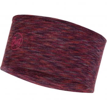 Buff 2 Capas Midweight Lana de Merino Headband, Color Shale Grey Multi Stripes, tamaño Talla única