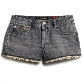 Pantalones Cortos Vintage Denim Gris Superdry 32