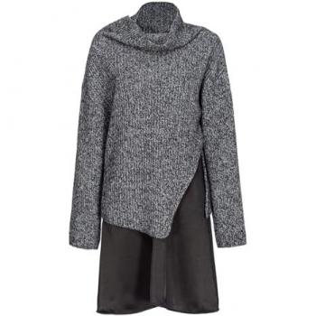 PINKO Etereo Mouline Dress - 104116A247-Kzz - Grey/Black/White, multi, Size: XS - female