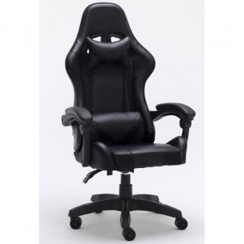 Silla de oficina y de ordenador con asiento acolchado y respaldo acolchado