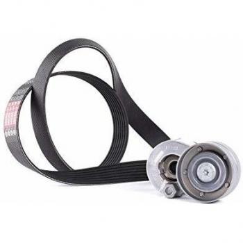 Juego de correas auxiliares GATES K017PK1125 para RENAULT Mégane y Scénic, incluye correas trapeciales poli V