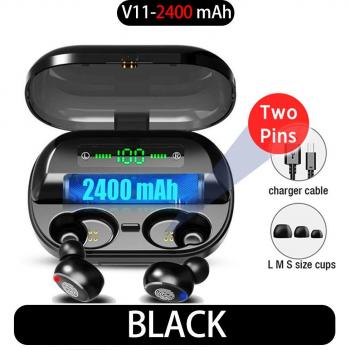 Auriculares Inalámbricos Bluetooth V12 TWS para Gaming, Impermeables IPX5, HiFi para Deportes y Correr