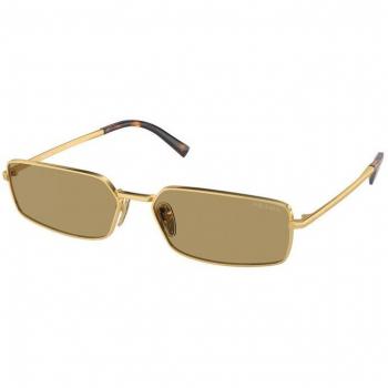 Prada PR A60S 5AK70G Women’s Square Gold Sunglasses Size 59