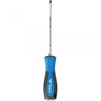 Destornillador plano Brilliant Tools BT031021 con drástka y cabeza de impacto, dimensiones 5,5 x 125 mm