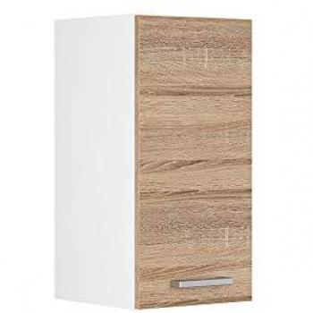 Mueble Alto Universal R-Line Sonoma 30 cm con Puerta Blanca
