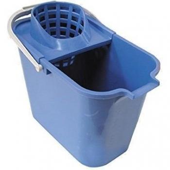 Mery 0111.01 - Cubo rectangular 12 L con escurridor, color azul