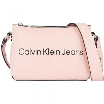 Calvin Klein Women's Sculpted Camera Pouch Crossbody Bag - Pink, One Size