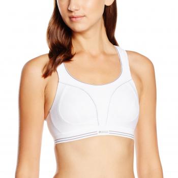 Shock Absorber Ultimate Run Bra, Sujetador Deportivo Para Mujer, Blanco