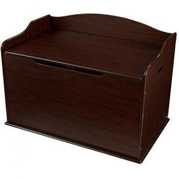 KidKraft 14956 Spielzeugtruhe Austin, espressofarbene