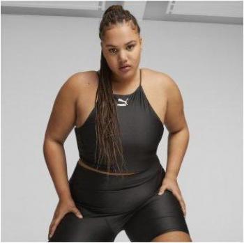 Top corto T7 negro para mujer de Puma