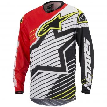 Jersey Mx Niño Alpinestars 2017 Racer Braap Rojo-Blanco-Negro