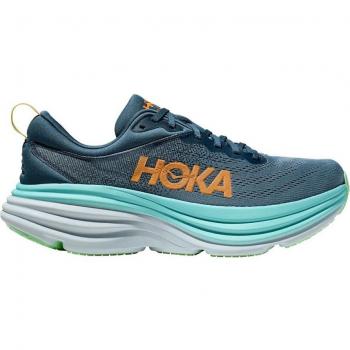 HOKA Men's Bondi 8 Road Running Shoes, Real Teal/Shadow, Size 9.5