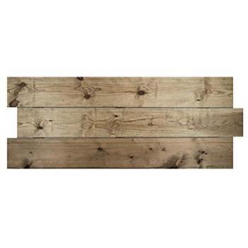 DECOWOOD - Flandes III Cabecero de madera maciza en varios acabados y medidas, tono envejecido de 80x60cm, tono roble oscuro de 80x60cm, fabricado en madera de p