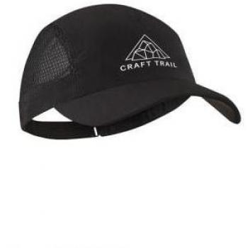 Craft Gorra Pro Trail (Negro, Plata)