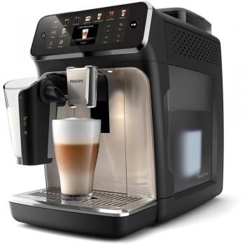 Cafetera espresso completamente automática Philips serie 5500 EP5547/90, color negro cromo, potencia de 1500 W, presión de 15 bar, capacidad del depósito de agua de 1.8 L
