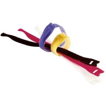 wolfcraft 3007000 - Conexio S - tiras sujetacables adherentes 13 x 250 mm, 5 unidades