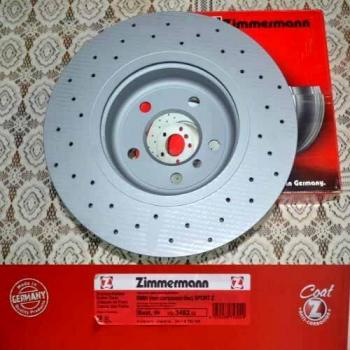 Zimmermann 150.3482.52 Disco de freno, Delantero, perforado, Sport Coat Z