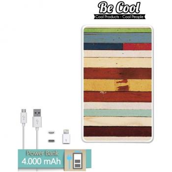 Becool® - Batería Externa Power Bank 4000 mah + Gratis 1 cable USB-MicroUsb
