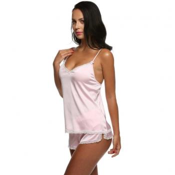 Joour - Salto de cama - para mujer rosa rosa S