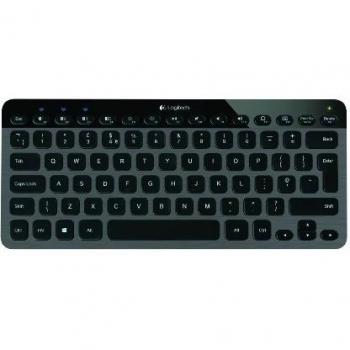 Logitech K810 - Teclado retroiluminado inalámbrico, color negro - QWERTY Inglés