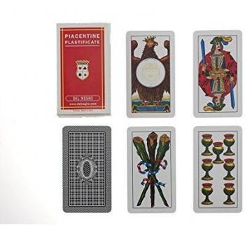 Tarjetas Piacentine de Plástico Número 109 en Color Negro