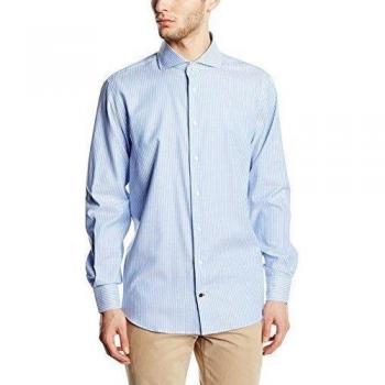 Tommy Hilfiger Tailored JDD SHTSTP16106-Camisa formal Hombre    Azul