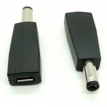 SATYCON Adaptador MICROUSB Hembra A DC 5.5x2.1MM Macho
