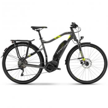 Bicicleta eléctrica Haibike modelo Sduro, bicicleta de trekking 4.0, modelo de 2018, color Anthrazit/Schwarz/Lime, tamaño 48, tamaño de rueda 28.00