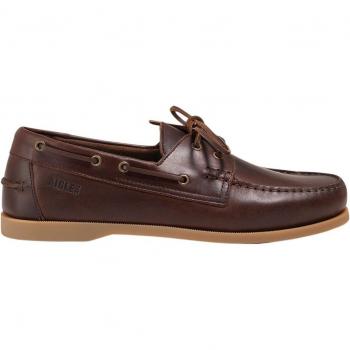 Aigle Nubil Ltr Brown Boat Shoes for Men