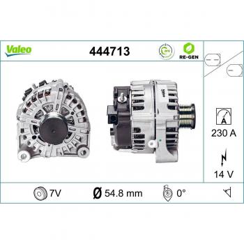 Alternador VALEO 444713 para BMW