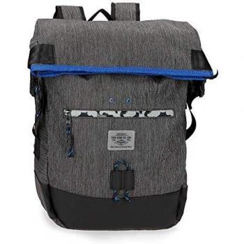 Pepe Jeans Raw Mochila adaptable para portátil 15.6 pulgadas, con solapa