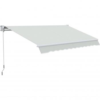 Toldo Manual Retráctil con Manivela de Aluminio