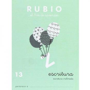 Rubio C-13 - Cuaderno caligrafía: Escritura 13