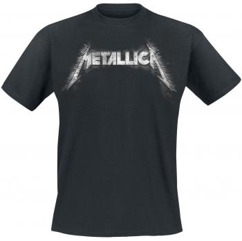 Metallica Spiked Black T-Shirt - Size S - 100% Cotton Jersey